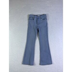 Levi's 726 Flare Girls Light Blue Cotton Denim Jeans Size 10